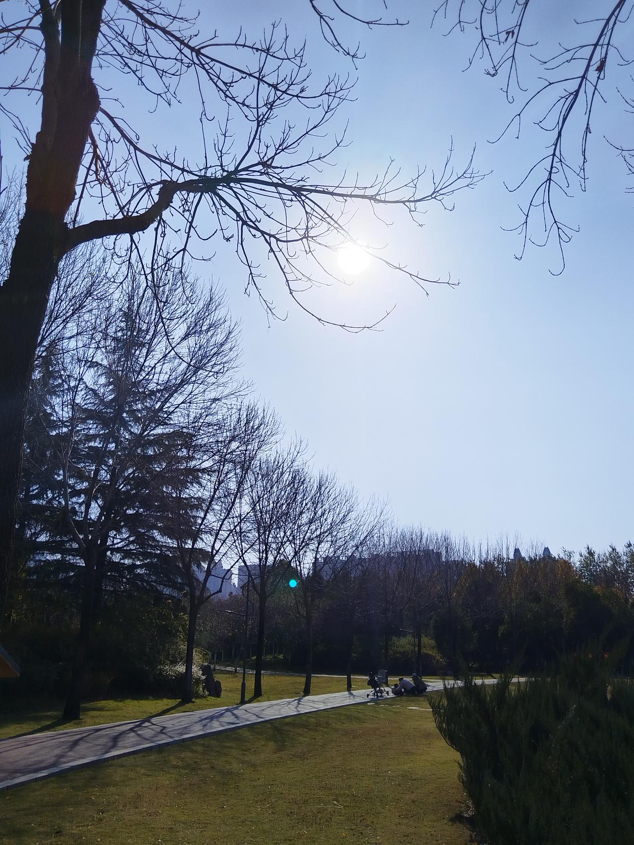 天气非常的好，真暖和，舒服