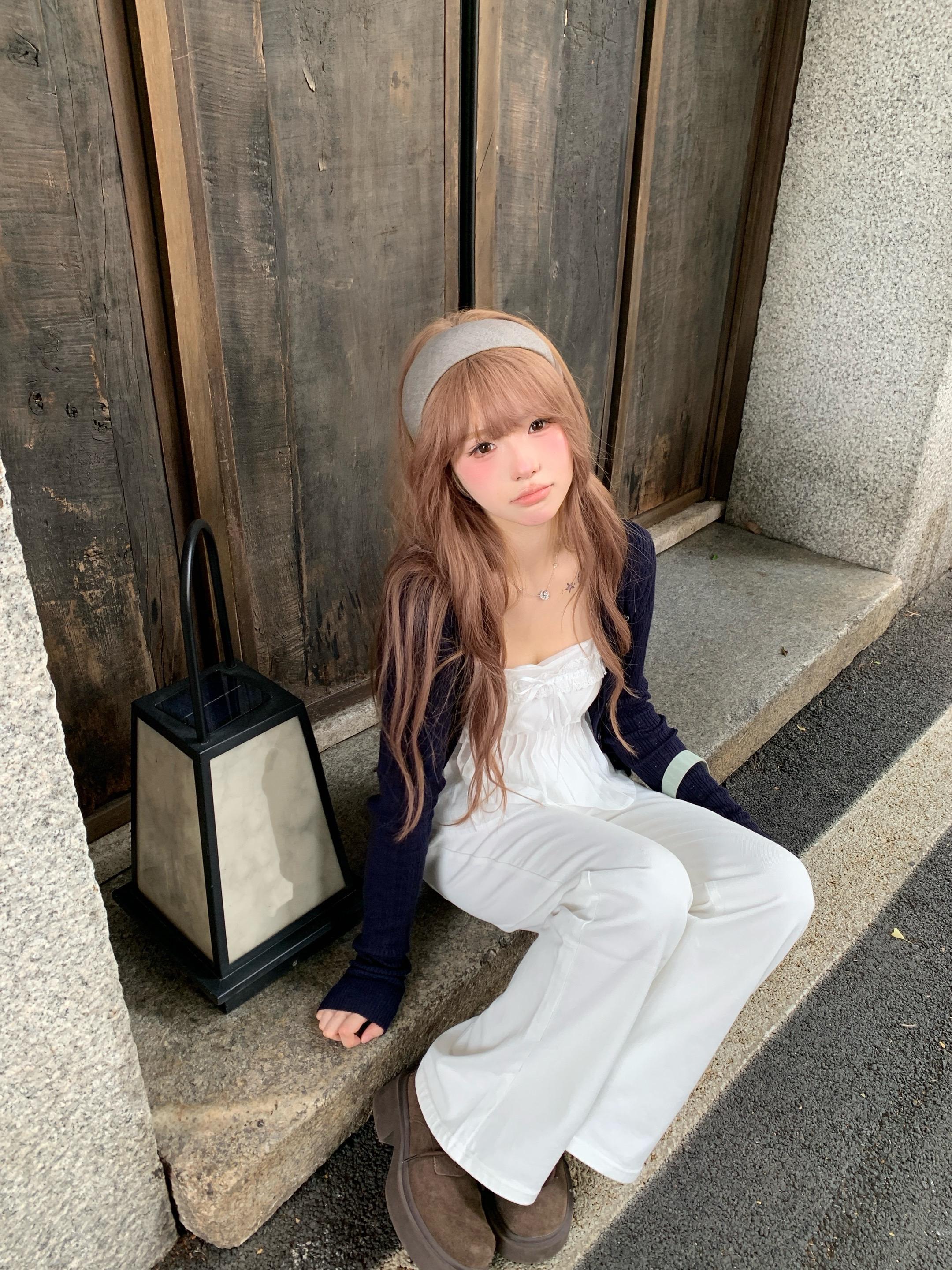 好喜欢我的新发色。