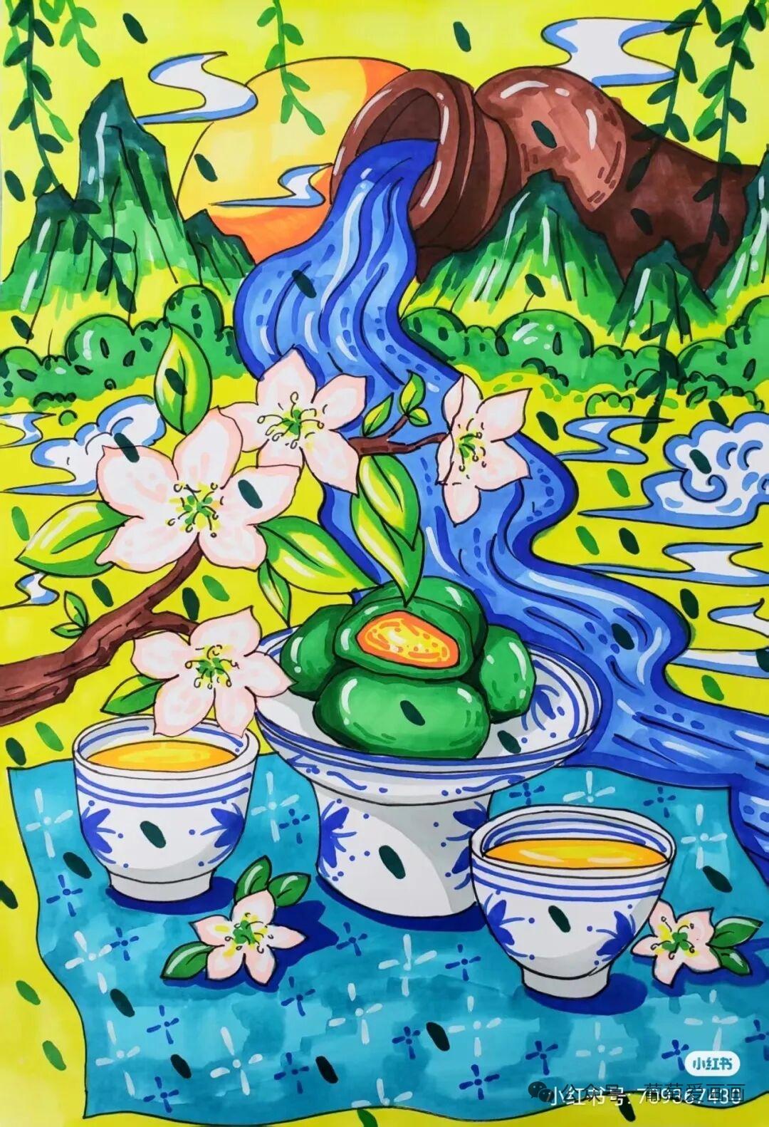 清明素材绘画分享，想要的来看看哦！（图片仅做分享，如有侵权，联系删除。如果有喜欢