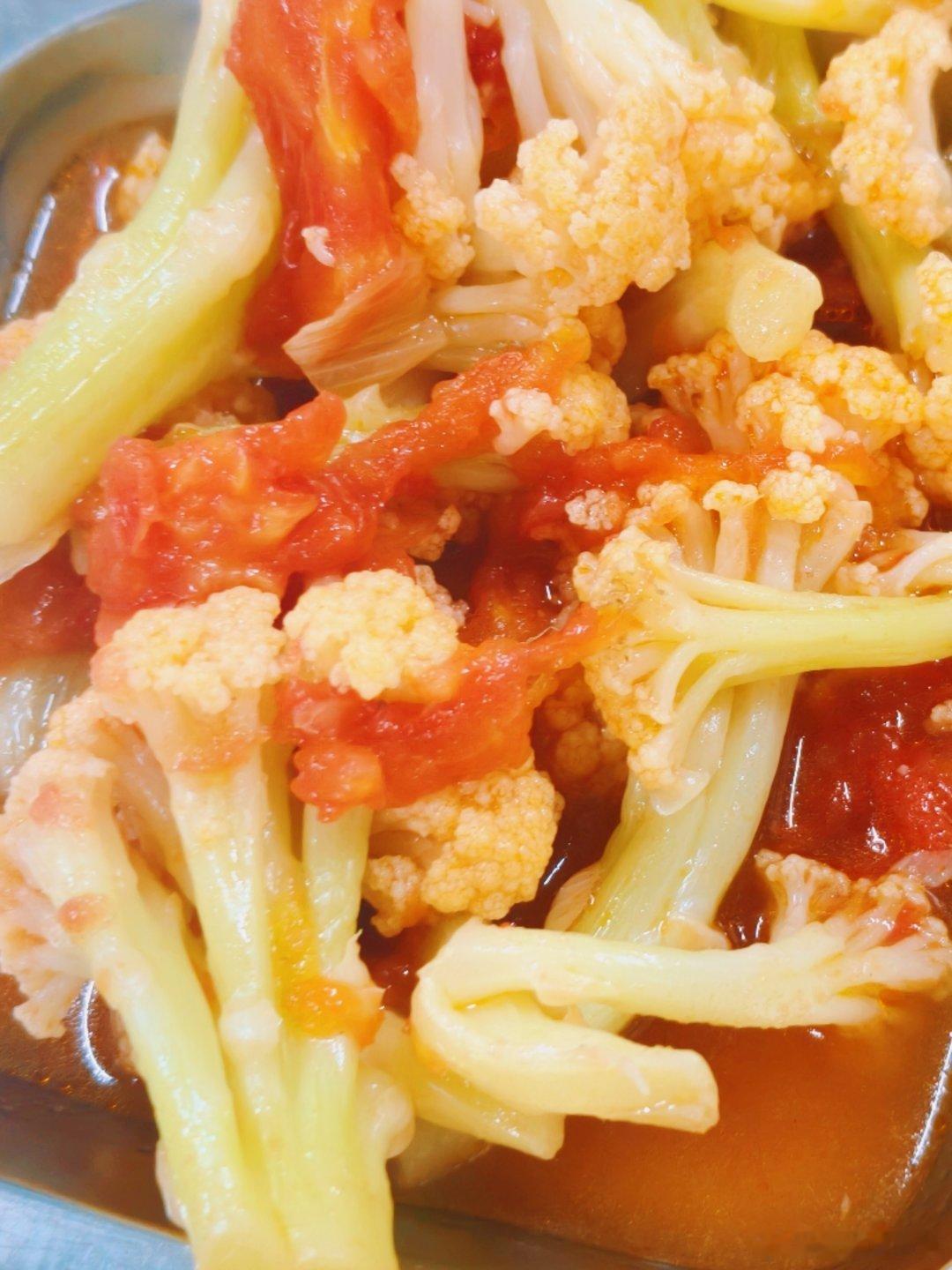 追剧干饭两不误！今日家常早餐上线🍝番茄花菜+意面+蛋羹王星越录节目不忘续火花，