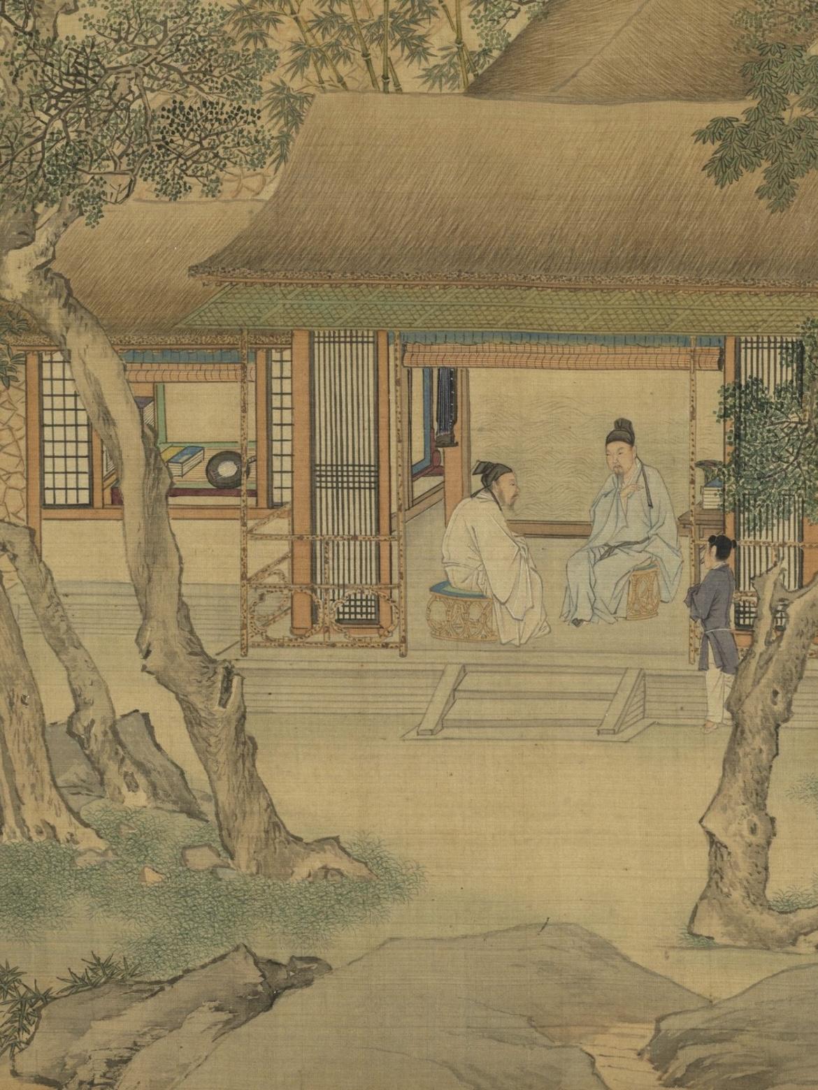 宋画意境，难得的那一份高古。