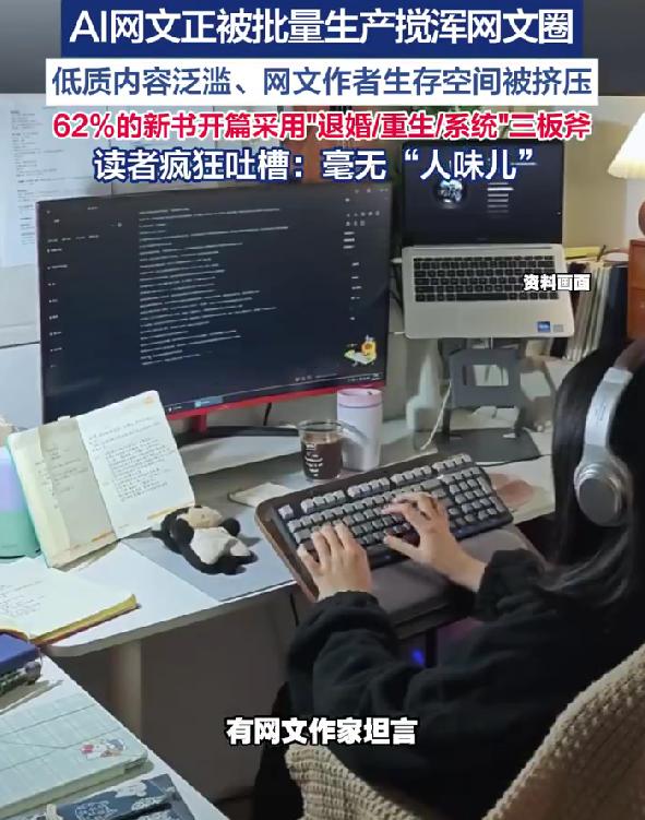 AI写作48小时生成500万字，网文作家日更近万被降维打击，暴富噱头太离谱
最近