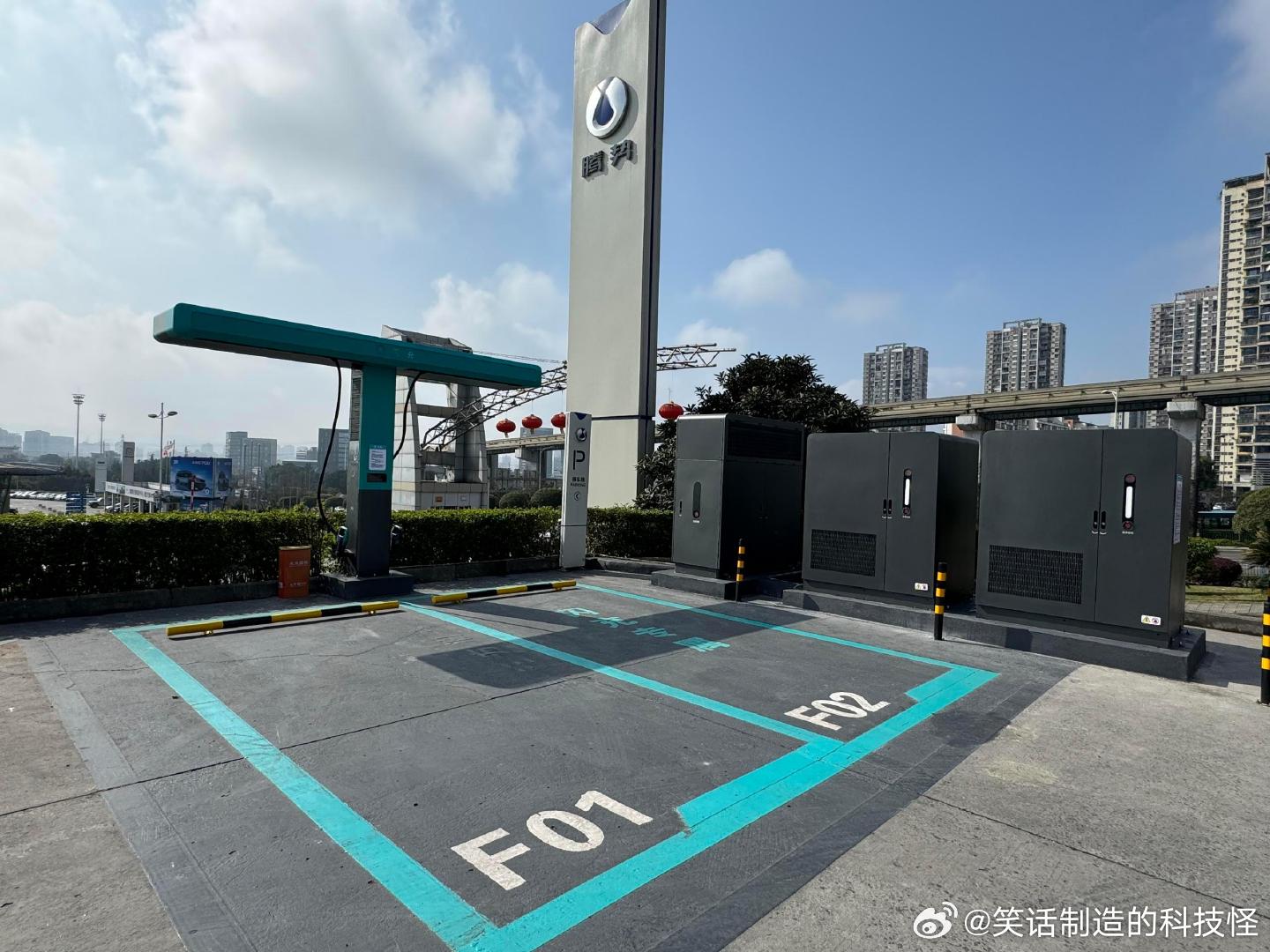 比亚迪闪充站建设真的猛比亚迪闪充5分好9分饱3分寒最近比亚迪新一代闪充桩在全国多