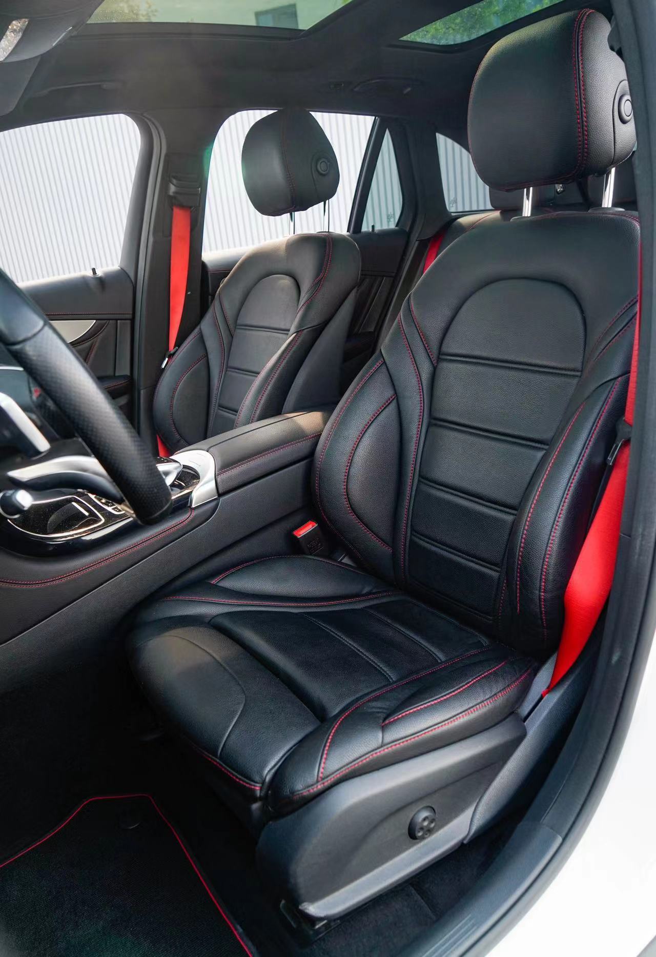 18年的GLC43AMG 高性能SUV 3.0T四驱全车原漆 11wkm 十几万