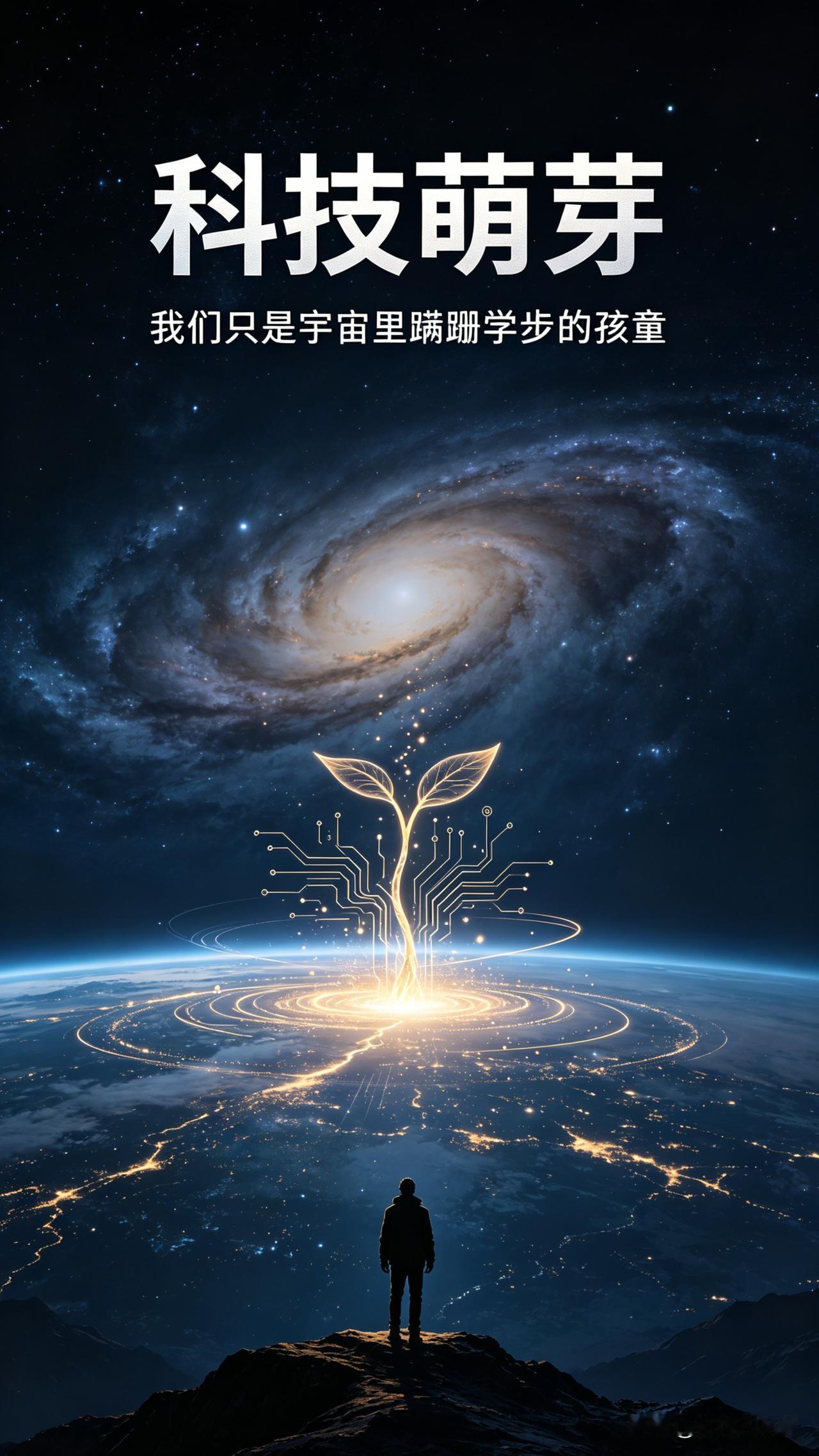 人类的科技，才刚刚萌芽，却已心生茫然
 
越深入了解科学，越会生出一种极致的清醒