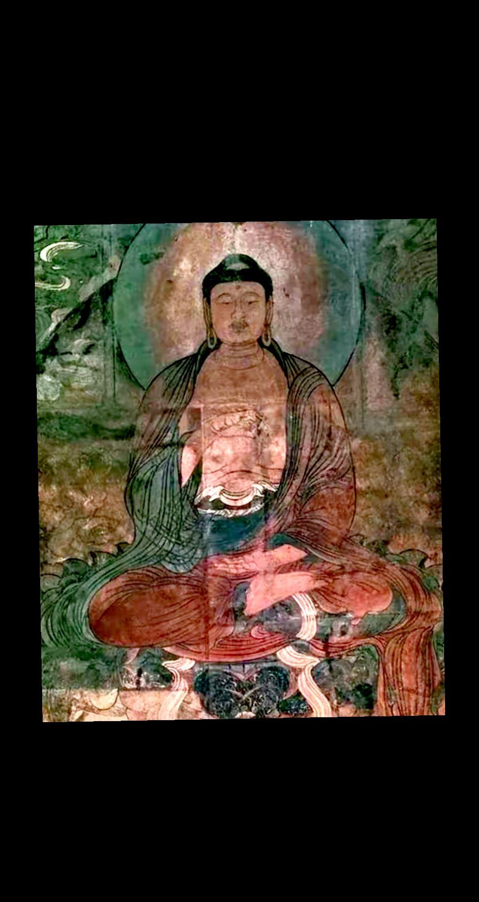 西域壁画风情欣赏。致蒙将军：  朔风掠长城，提笔见古心。 世人赞你北击...