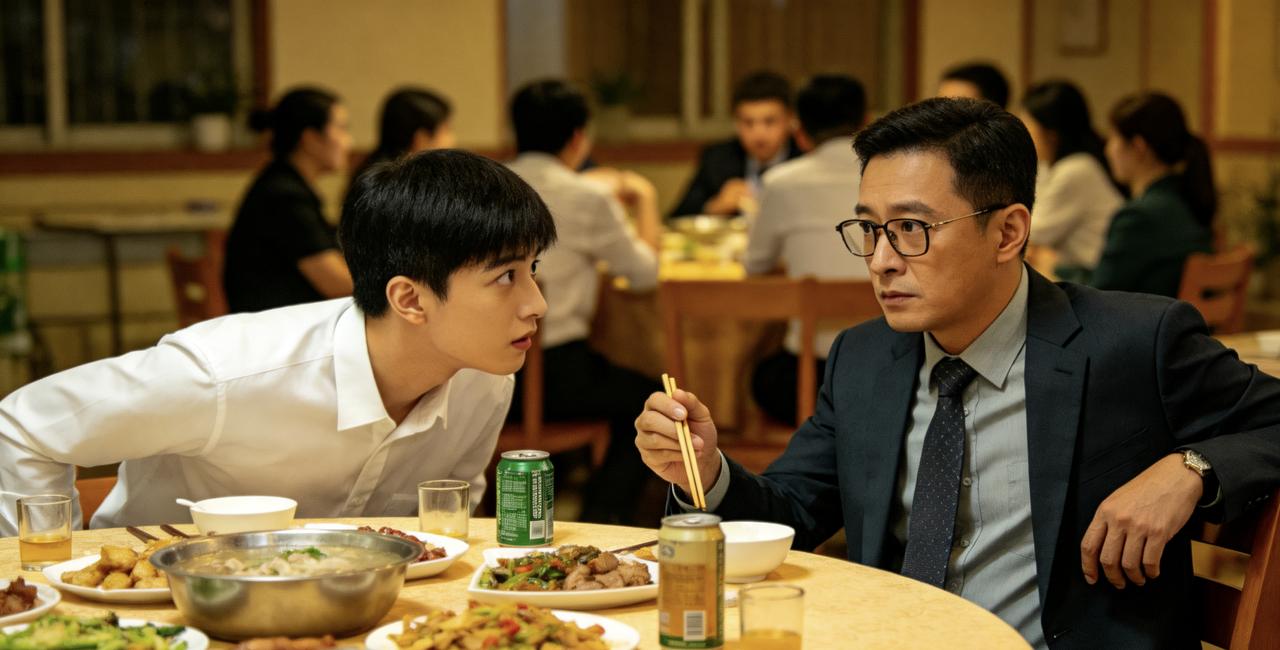 部门聚餐，新来的实习生小杨怯生生地问老陈：“陈哥，你在这公司几年了？”
“八年。