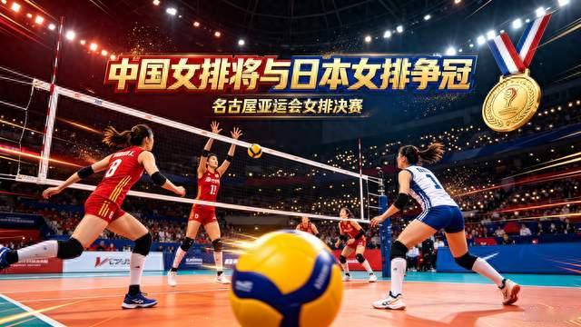巅峰对决！中国女排会师日本女排，亚运决赛全力争冠