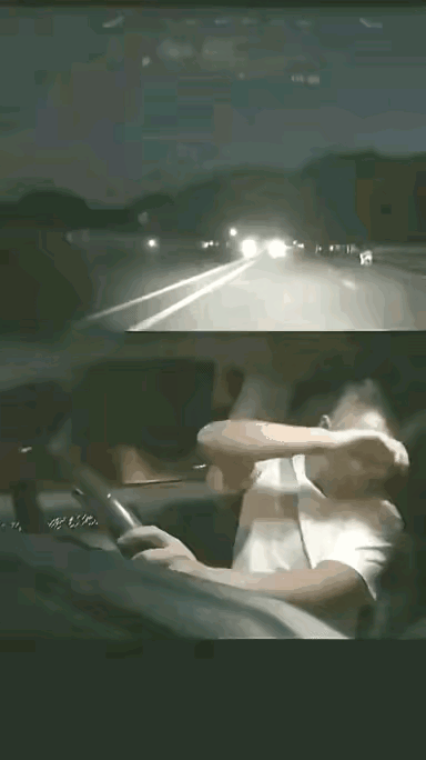 我也经常在夜里遇上对面开远光灯的，我散光又厉害，一晃基本上致盲好几秒，好多次都想