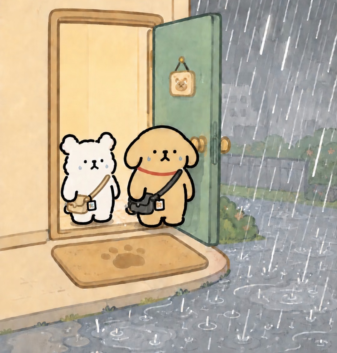 早早早！一睁眼又下雨了