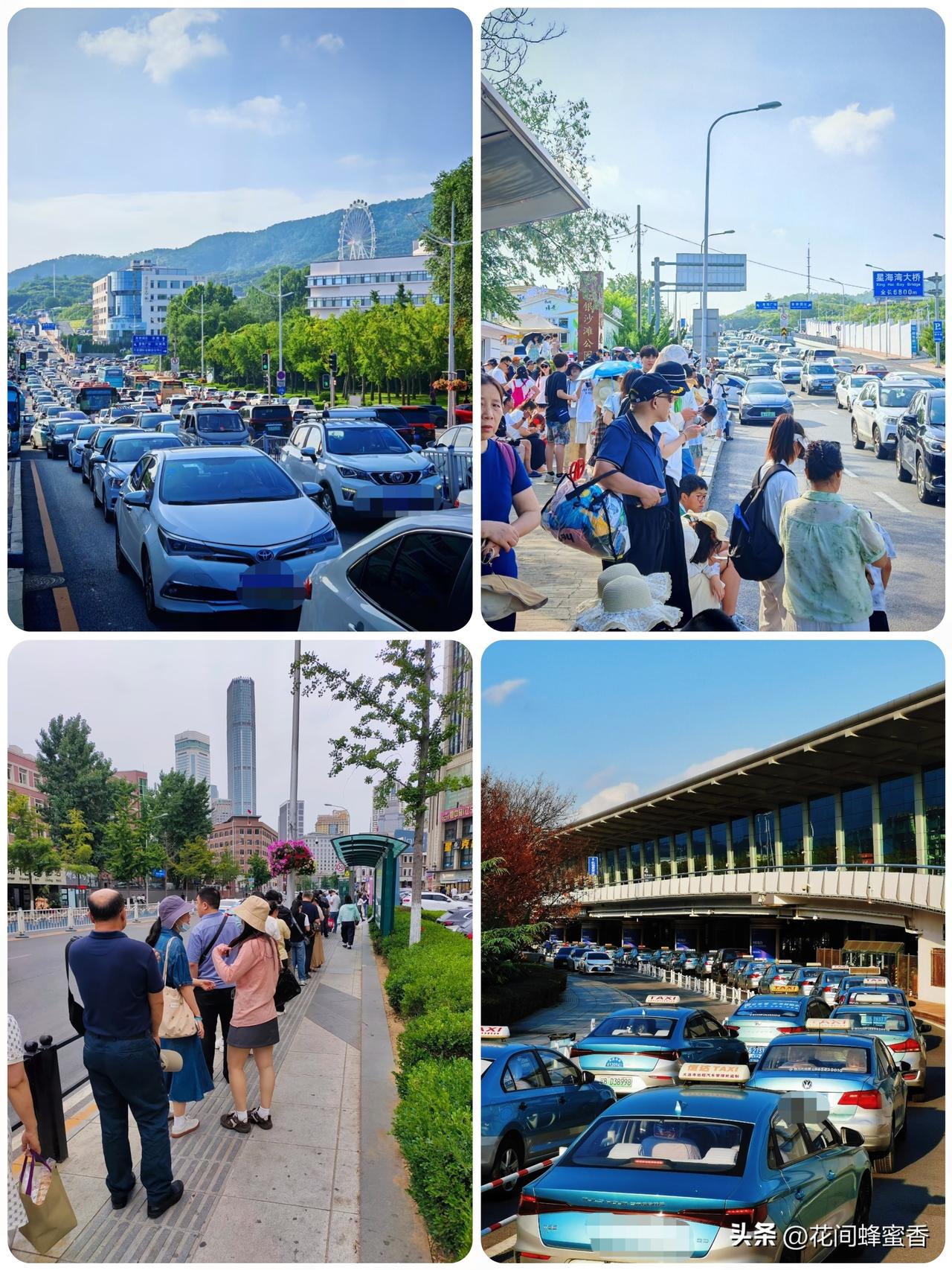 （配图：大连暑期道路实景实拍）
 大连交通 大连旅游 高温出行注意安全 辽宁大连