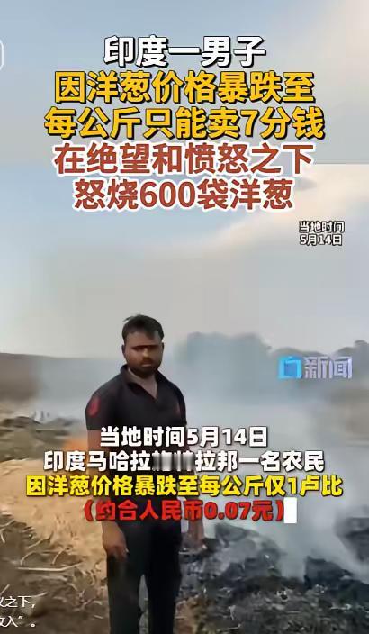 印度又炸出了一则让人浑身发凉的新闻，一位农夫，亲手点燃了家里辛辛苦苦积攒的600