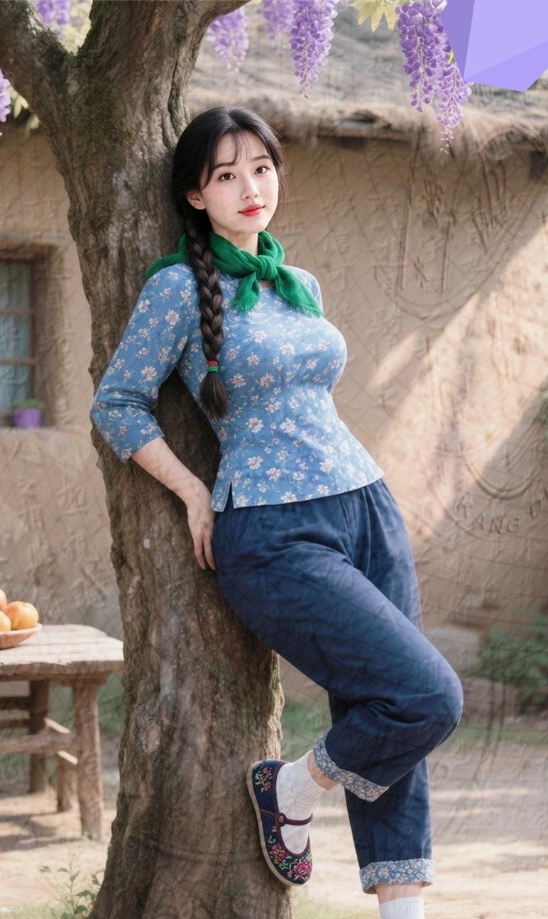 要走了
小芳就这样
倚在槐树上瞅着我
令人心碎
不想说再见
我亲爱的好姑娘…
村