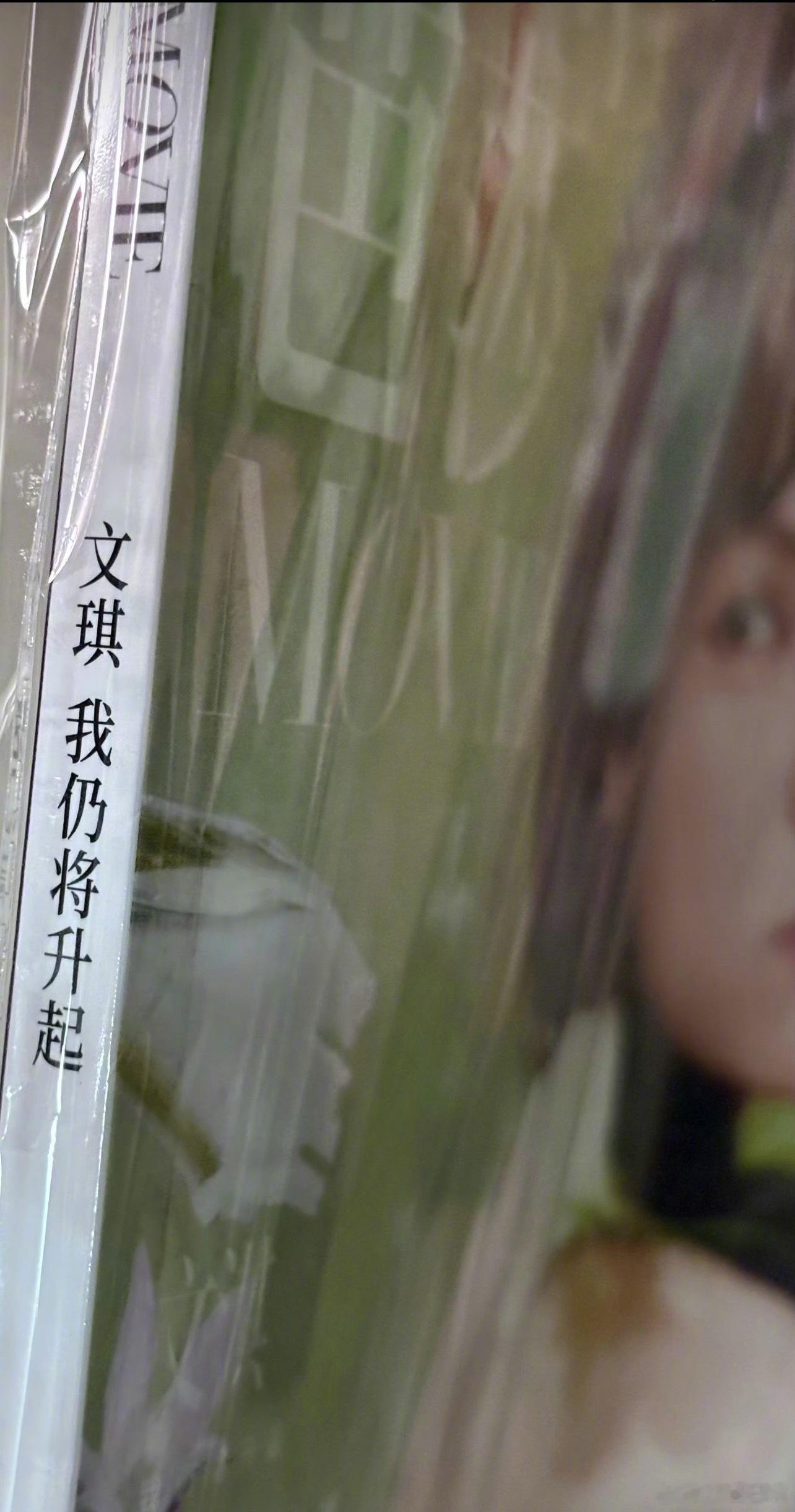时尚芭莎把文淇的名字印错了 