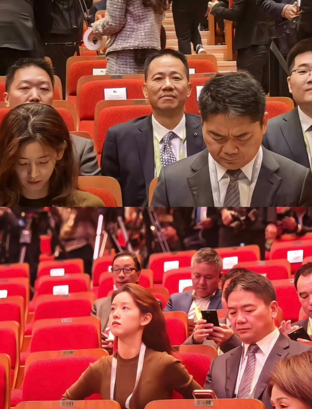 韩国偶遇刘强东章泽天久违的同框！奶茶真的越素越美啊[哇]剧综大咖开放麦 ​​​