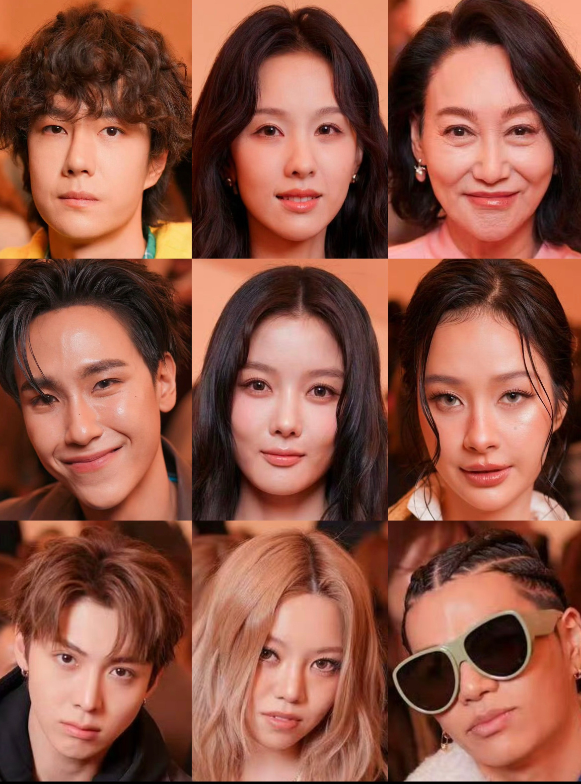 罗意威大秀中韩艺人G社怼脸生图，这个很全，来点评💫王一博、惠英红、陈都灵、金裕