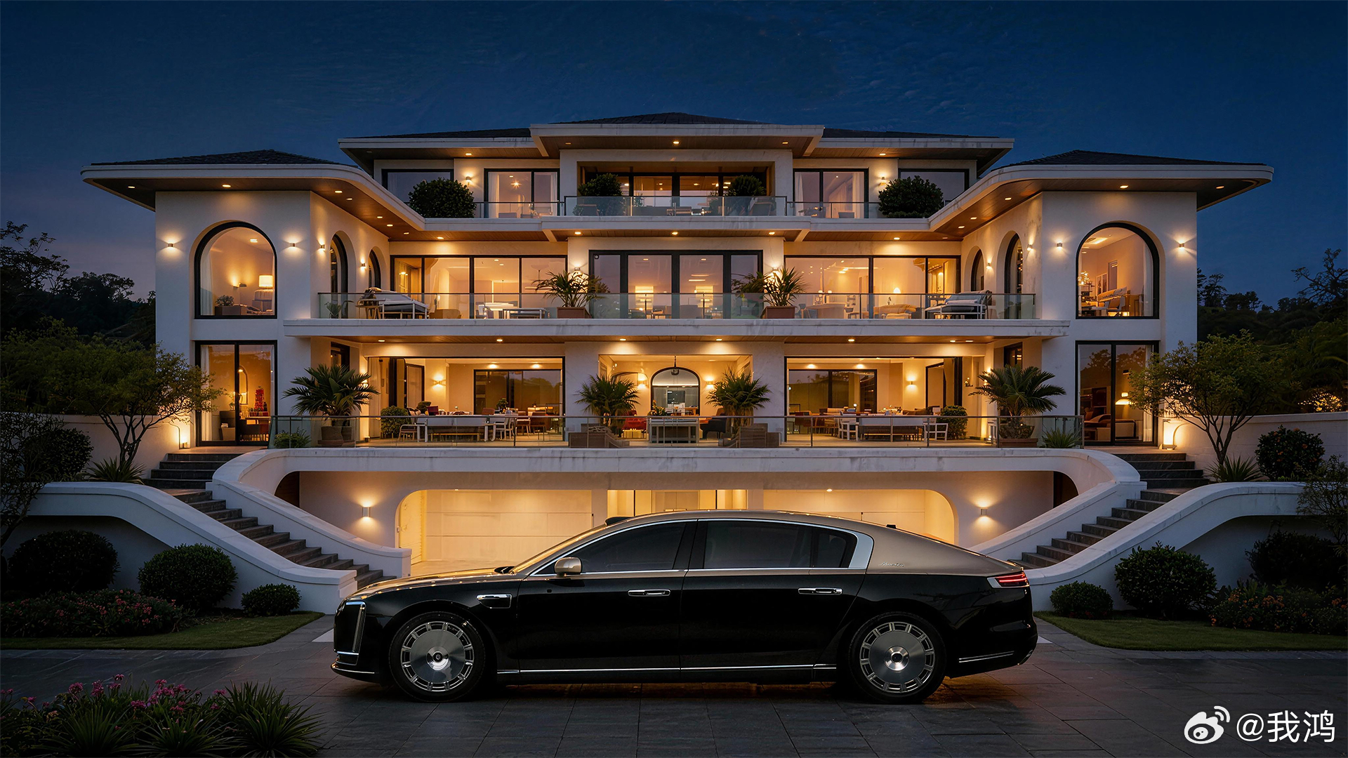 尊界S800这组AIGC很好看，现在AIGC太牛了。