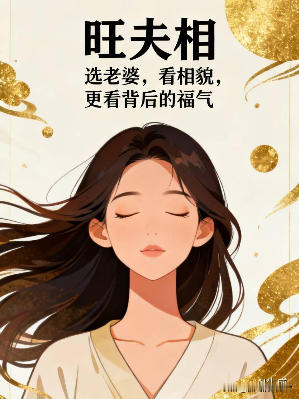 传统观念说选老婆看相貌，要有眼缘，还讲究旺夫相，这说法有点意思。很多人以为旺夫相