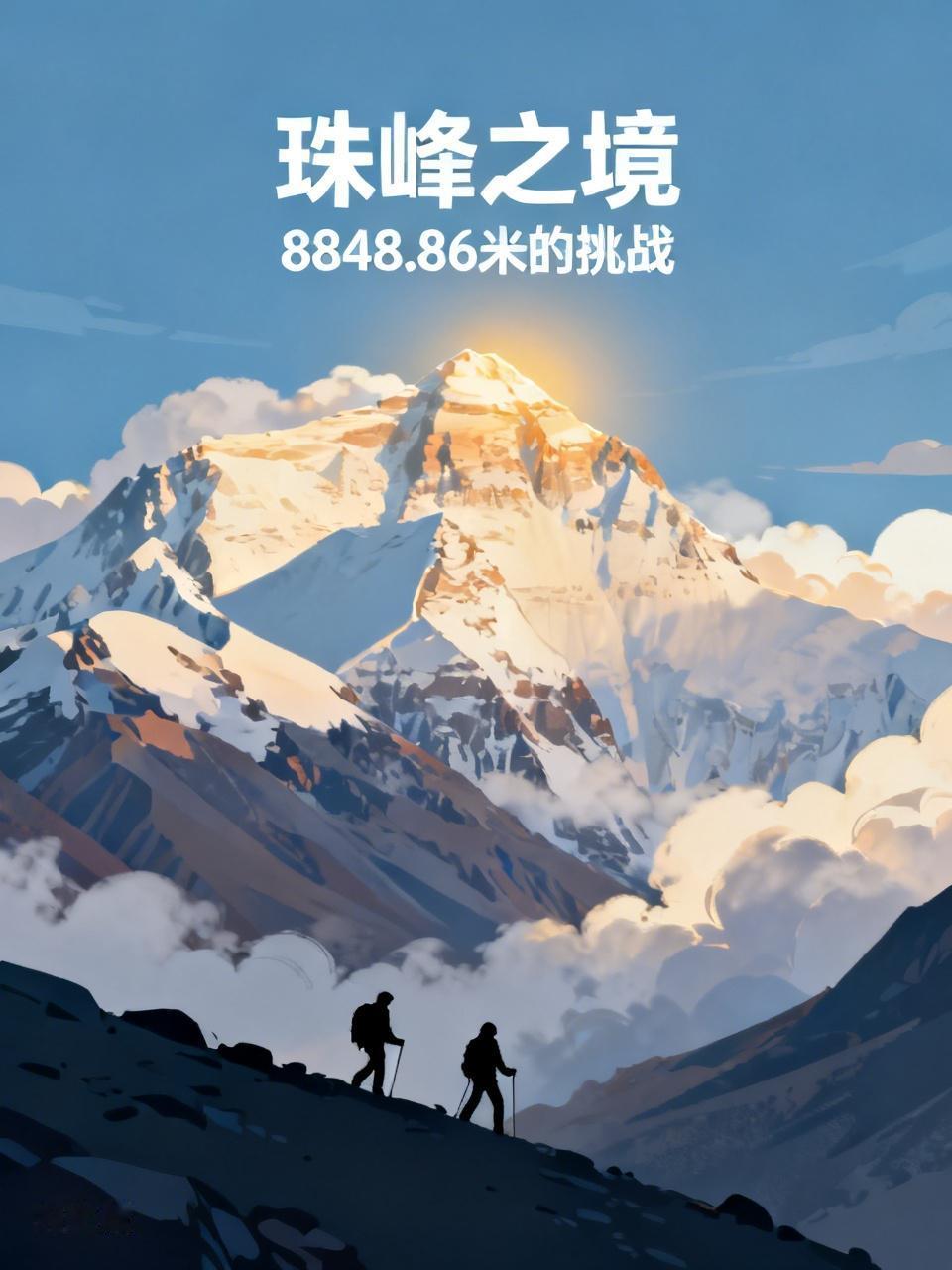 最近登珠峰火了，高度为8848.86米，途中有300多人的尸体，最火“绿靴子”和