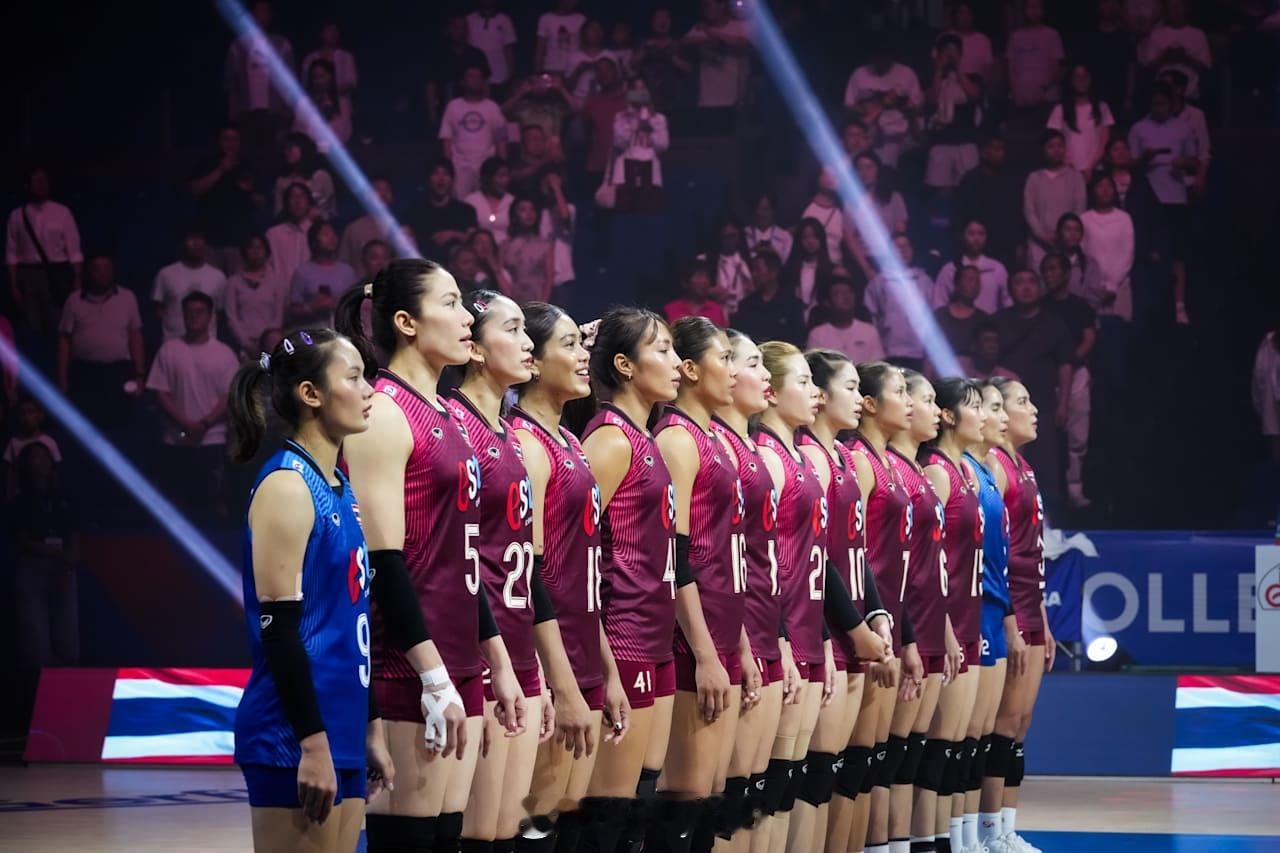双方技术统计｜中国女排3比2泰国女排（25-14 24-26 25-19 23-