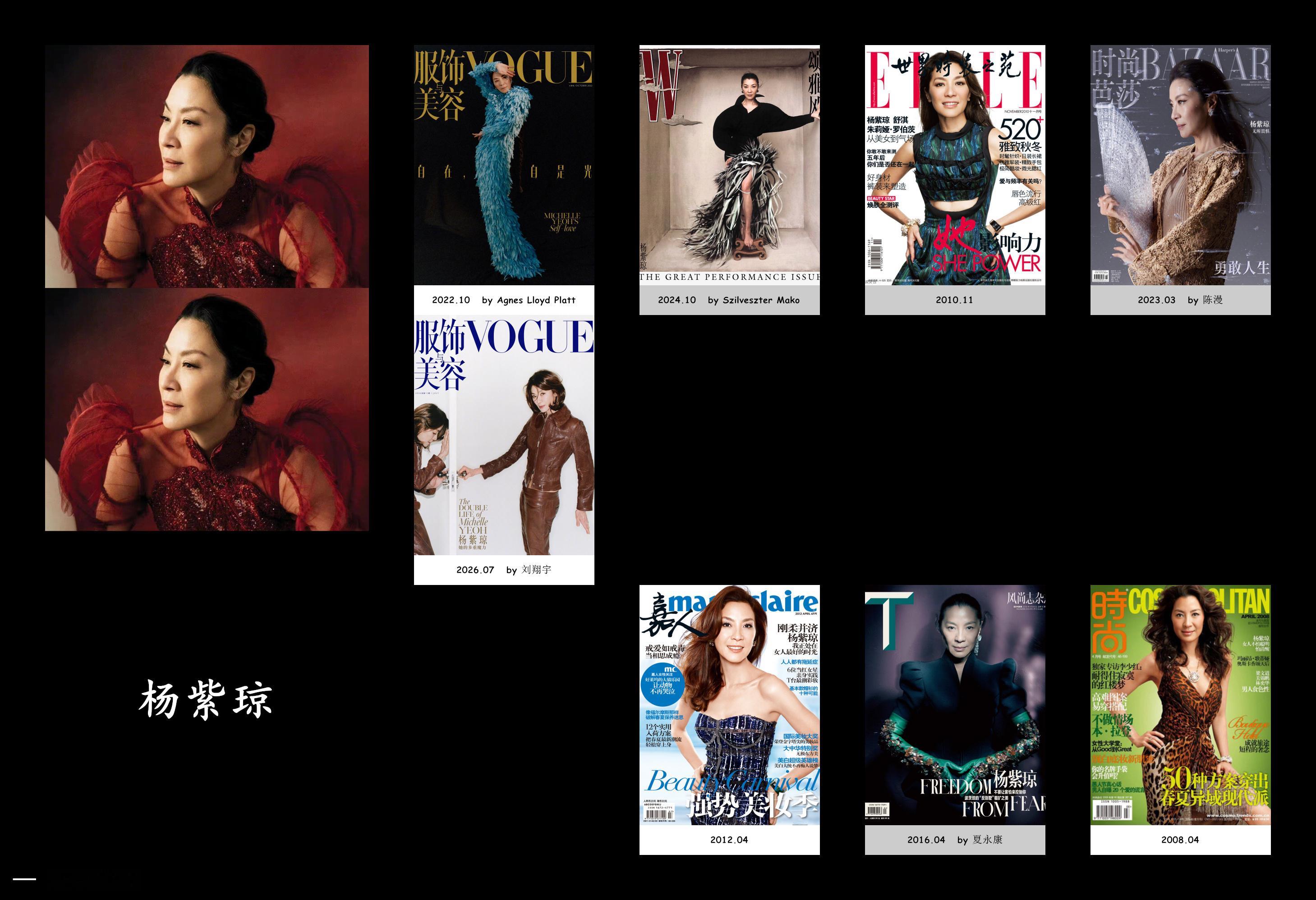 杨紫琼 ｜ 内地主流女刊刊数合集【08刊】杨紫琼 ｜ VOGUE 刊数合集【02
