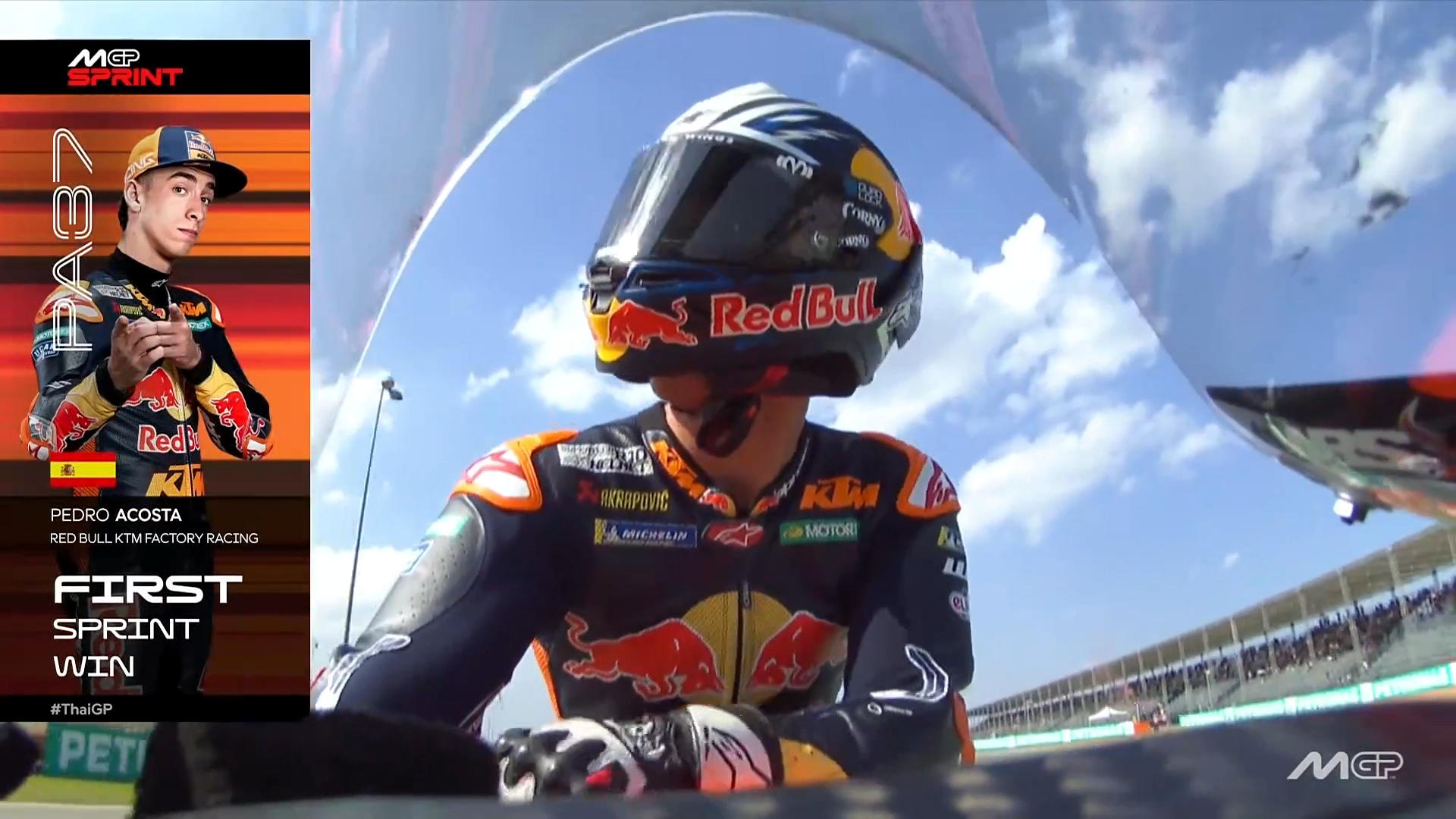 佩德罗·阿科斯塔赢得MotoGP泰国大奖赛周六冲刺赛冠军！马克·马奎兹第二，劳尔