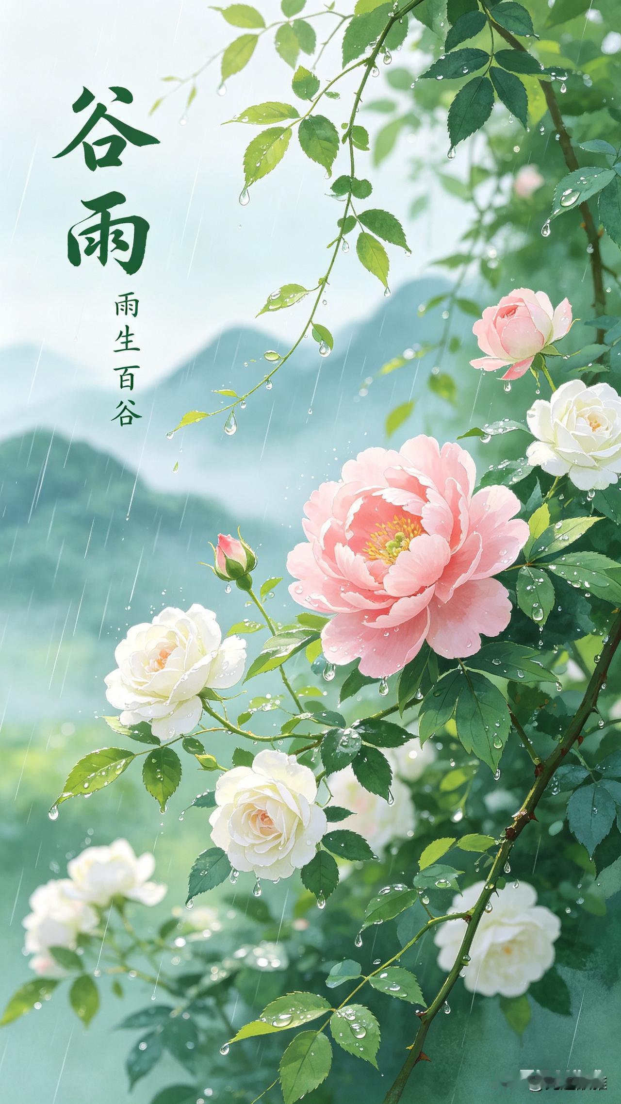 时间过得真快，谷雨一到，就正式踏入夏天的门槛啦。
在二十四节气里，谷雨是春季的最