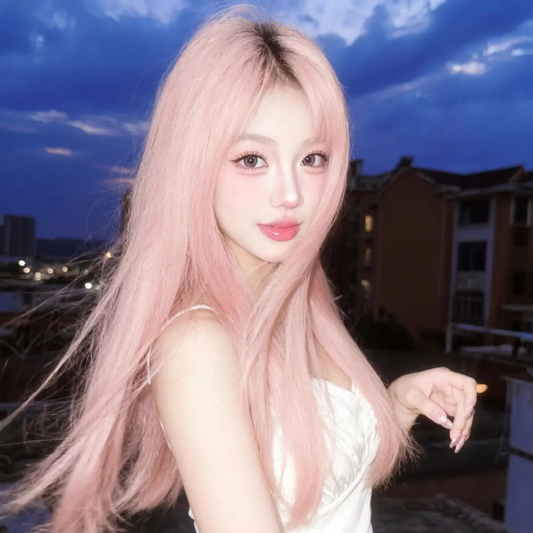 AI粉发氛围感写真 随变一拍都很夯