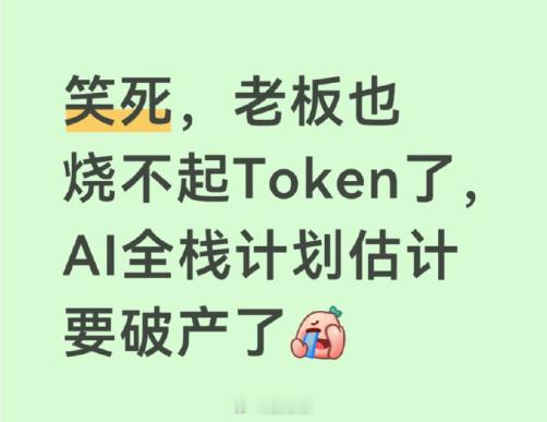 公司烧不起token了用过AI后就知道，不管谁家的大模型，你给的任务很少能一次就