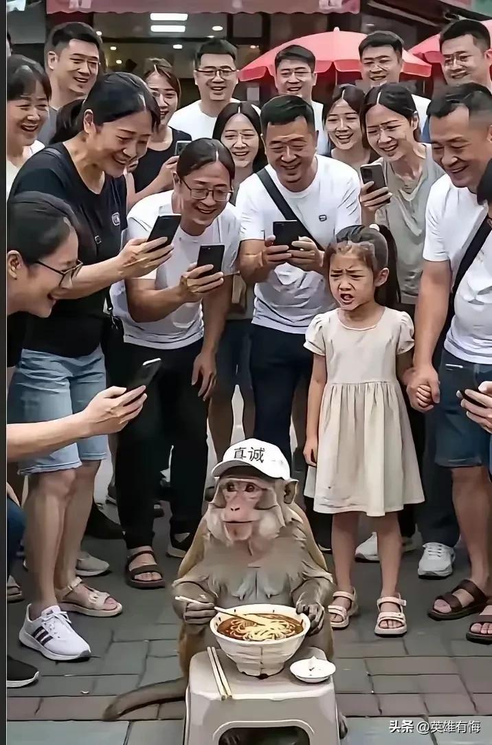 不得不说这个图片生成的有点狠，这不是那句骂人最狠的成语之一吗？但现在若是用在某人
