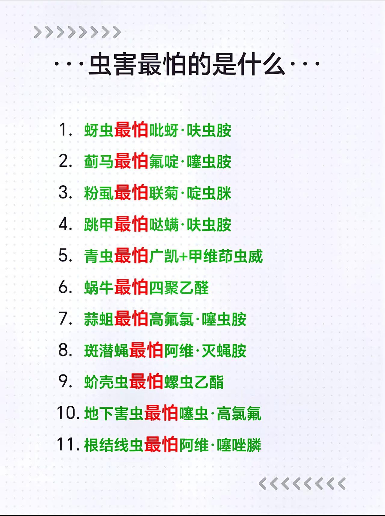 农业种植病虫害防治农资经销 杀虫剂 干货分享