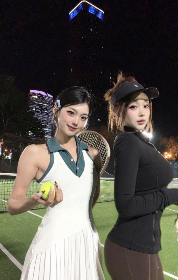 打球的 会把自己打笑吗？🎾 你负责打 我负责情绪价值