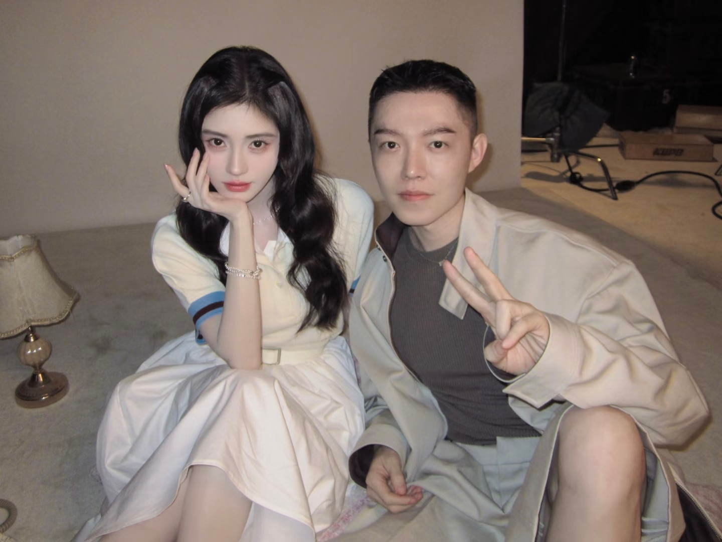 鞠婧祎这是仙女下凡吗 