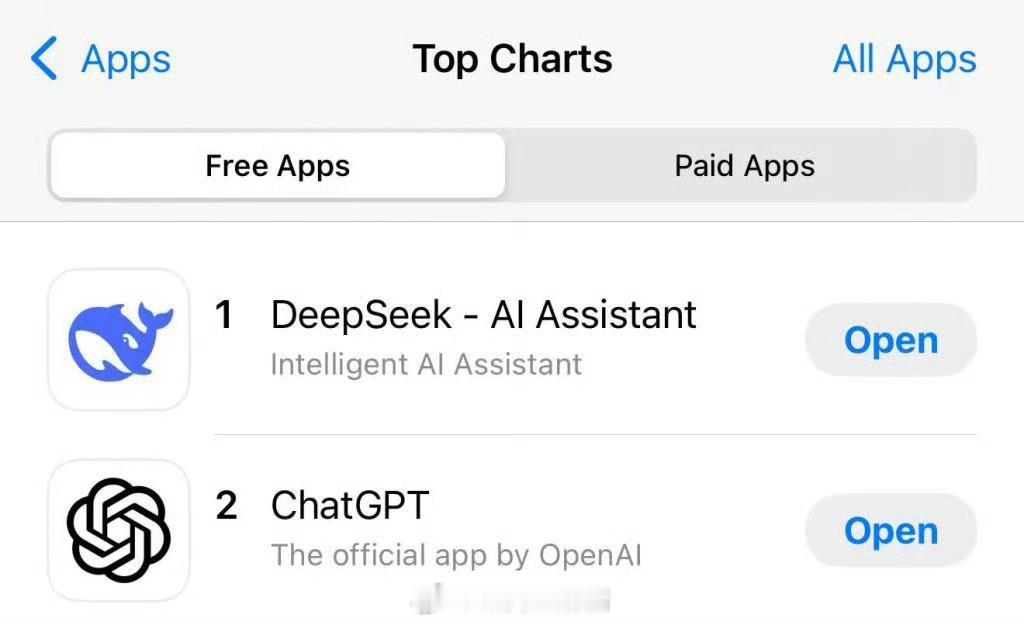 DeepSeek创始人回广东过年 DeepSeek一夜爆火🔥在美区苹果下载榜超