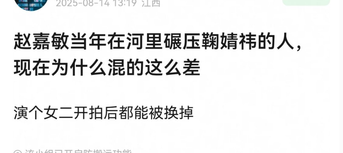 对河不了解，赵嘉敏解约前人气比鞠婧祎高很多吗？ ​​​
