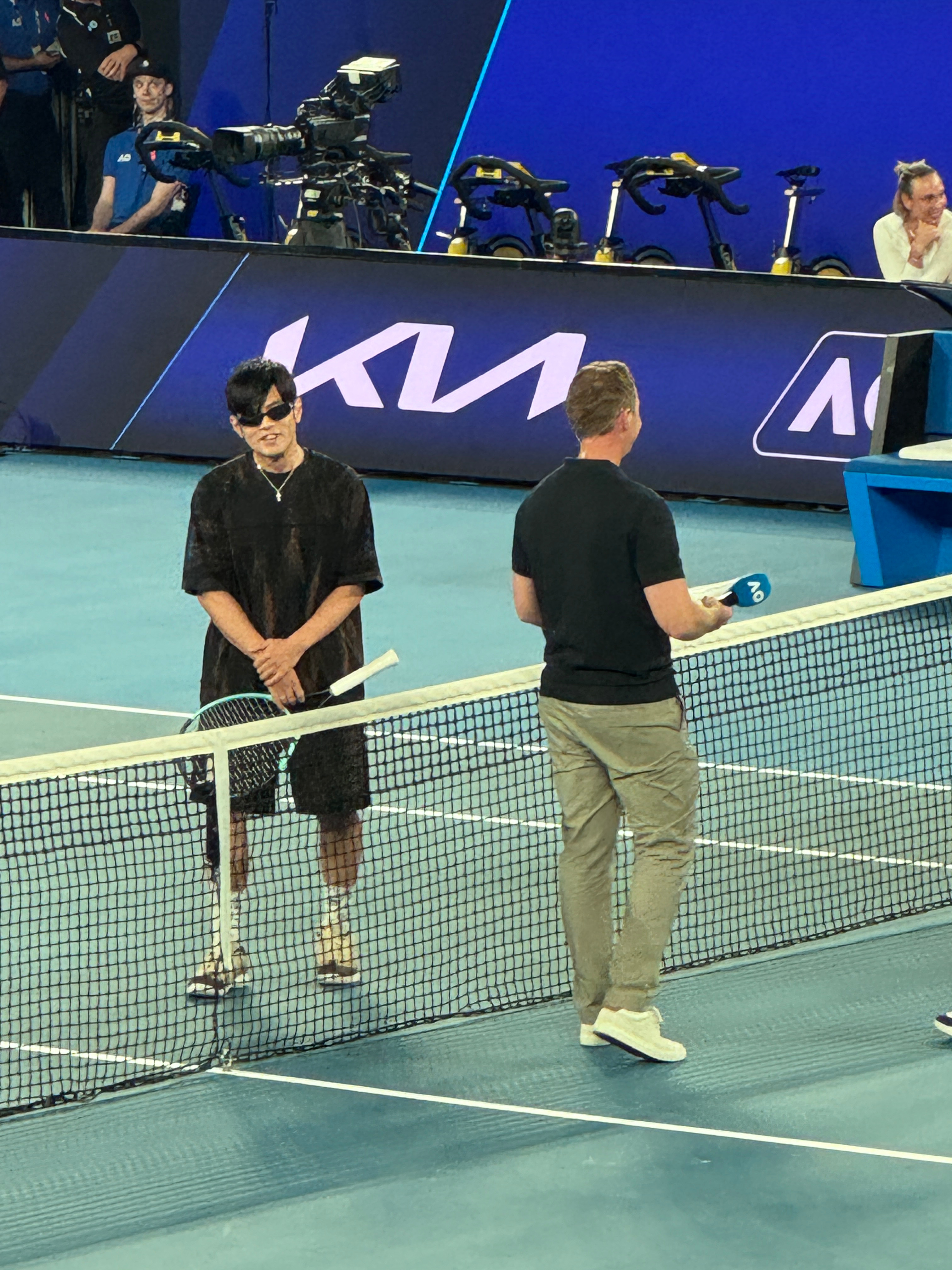 周杰伦来啦！Jay会顺利晋级一球制胜吗？澳网2026 澳大利亚·罗德拉沃尔球场