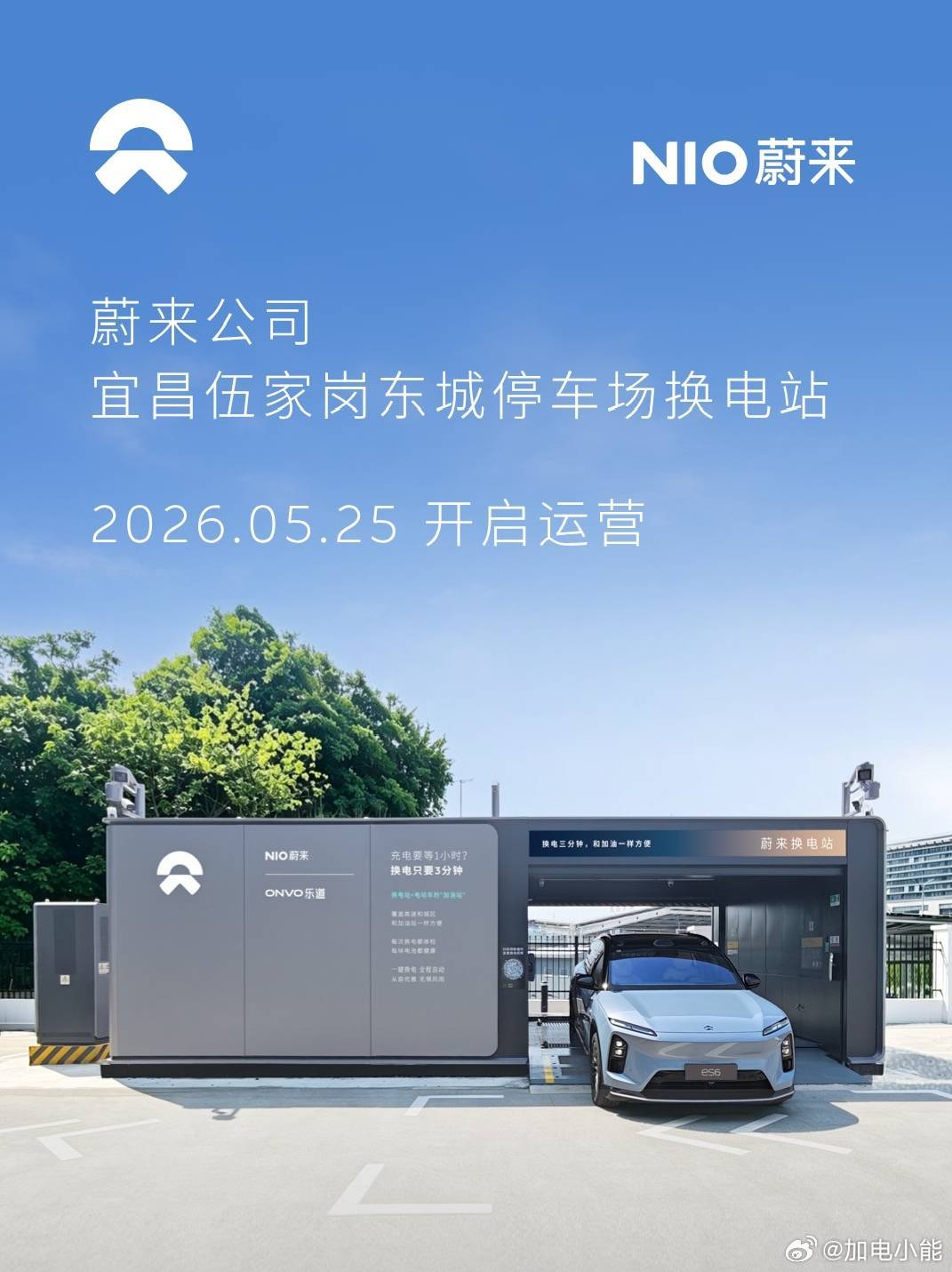 换电站是电动车的加油站蔚来换电站 |北京昌平白浮泉公园 上线周边3公里覆盖2大核