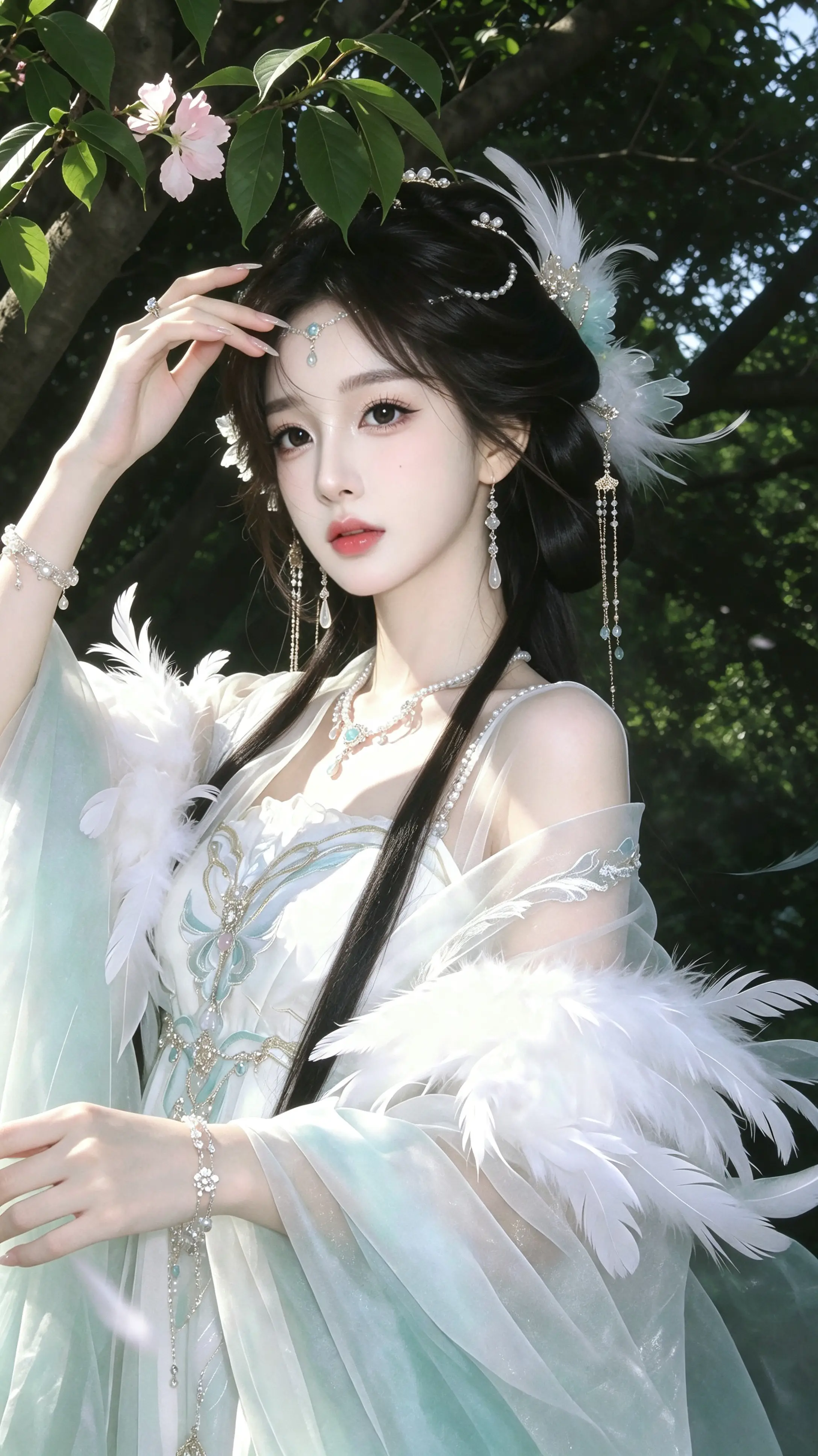 温柔女形象清新淡妆造型 数媒零基础学习 高颜值清纯美妆 女生图技巧教学 美妆建模