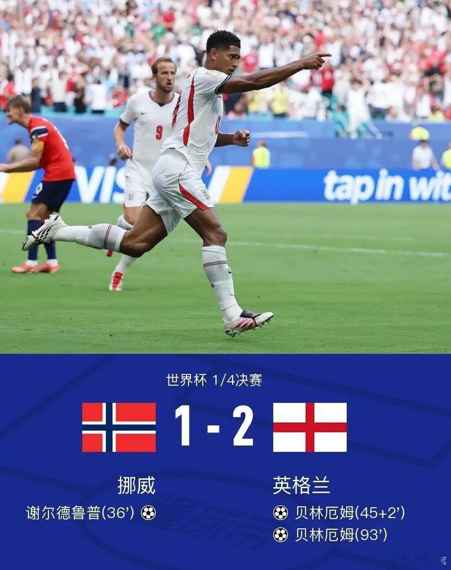体育 北京时间7月12日世界杯 1/4决赛，挪威对阵英格兰。上半场，谢尔德鲁普边