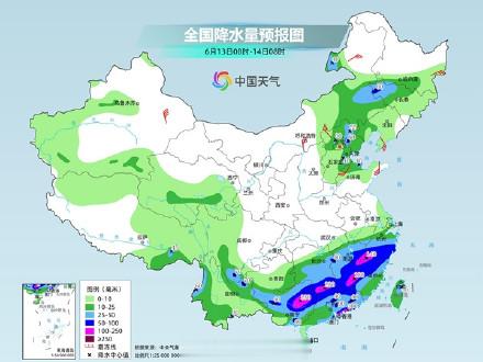 注意防范！南方6省区部分地区有大暴雨