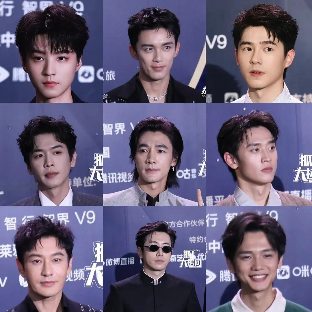 男明星怼脸图，王俊凯赢很大。。 