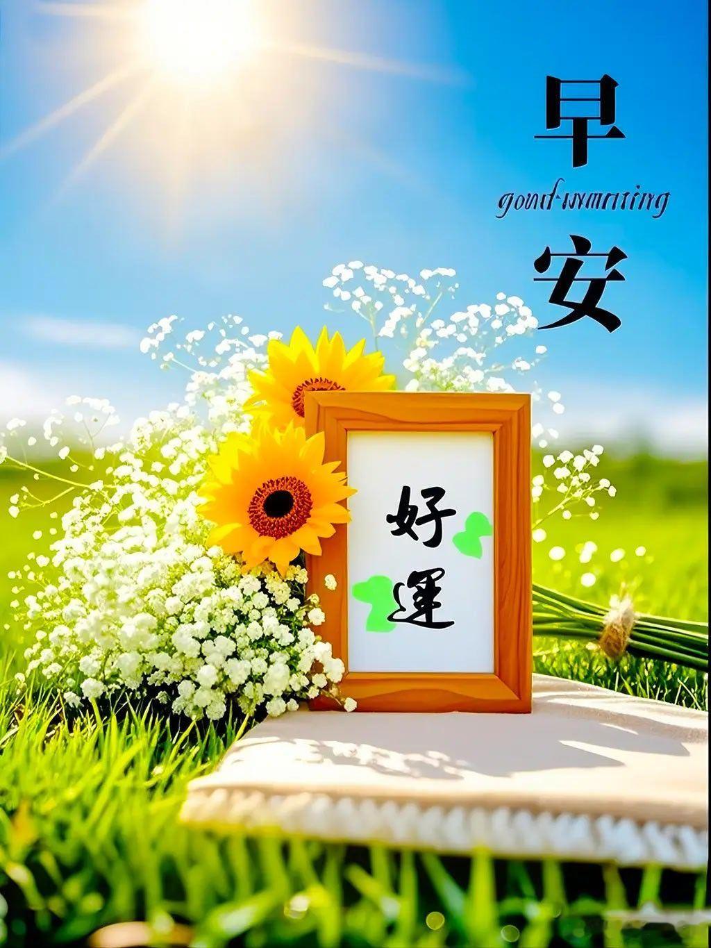 早上好