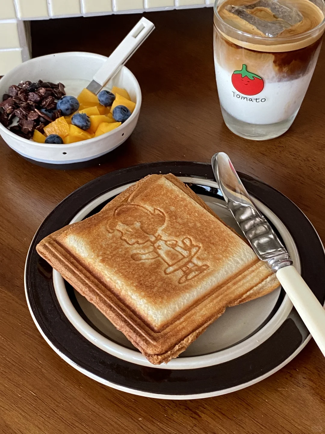 每次热压三明治我就只想到这一种味道🥪