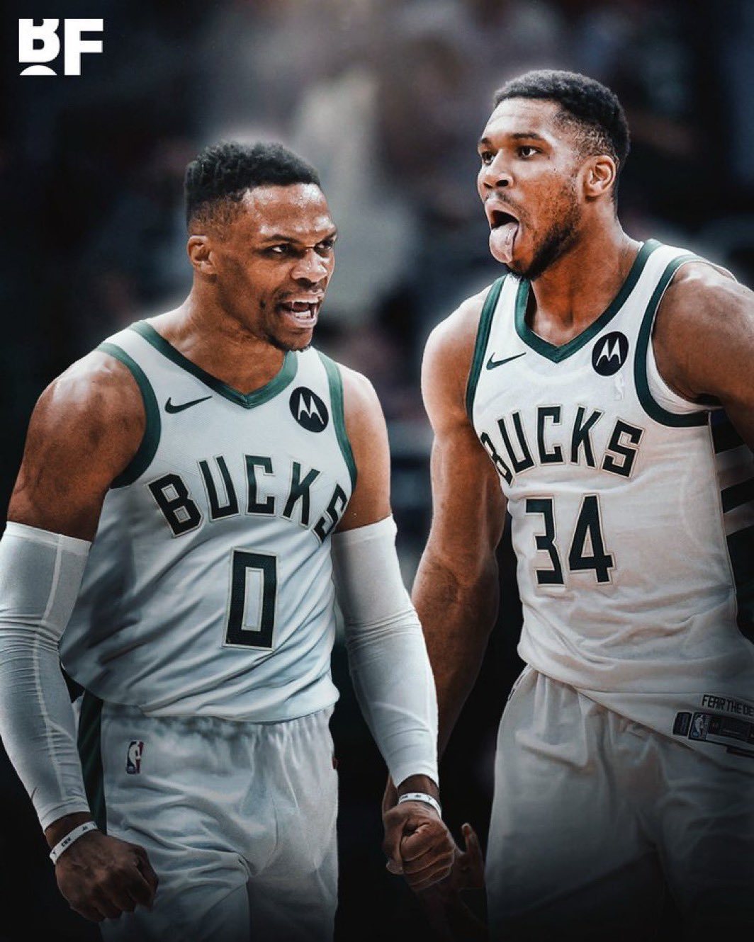 威斯布鲁克和扬尼斯将联手征战东部，并一路称霸 NBA 总决赛🔥 ​​​