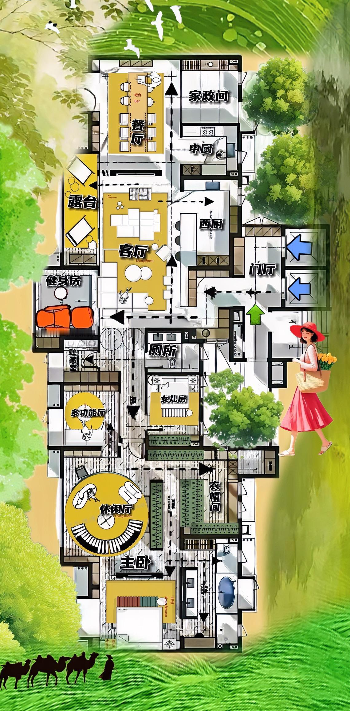 喜欢他，亲子乐园，觉得320㎡身上有很多值得我们学习借鉴喜欢欣赏的东西！

它聪