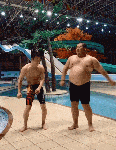 可以看出这么跳会刺激全身肥肉
是很好的运动