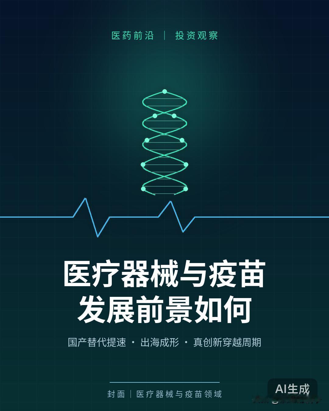 医疗器械和疫苗，是医药板块里最具"长坡厚雪"属性的两条赛道。

医疗器械端，老龄