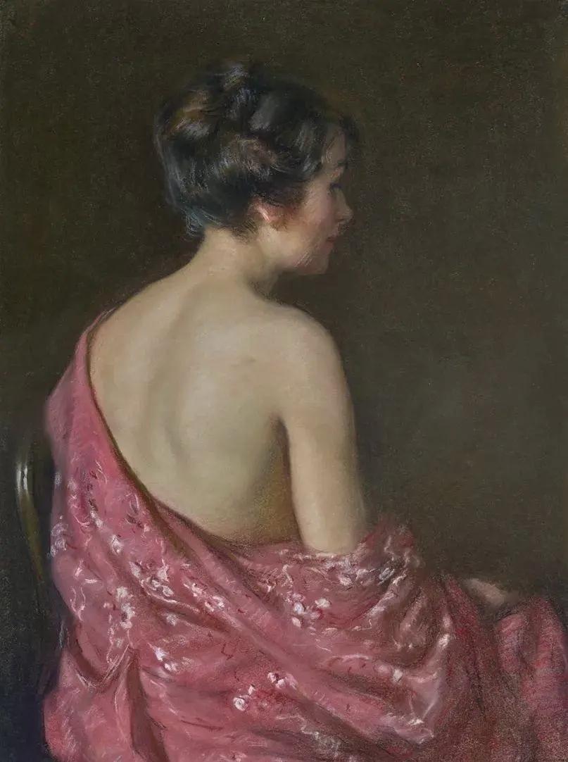 沉静的侧影，粉色的柔光，复古的韵味。温婉侧影照 侧影樱花写真 侧影写真 秋日侧影