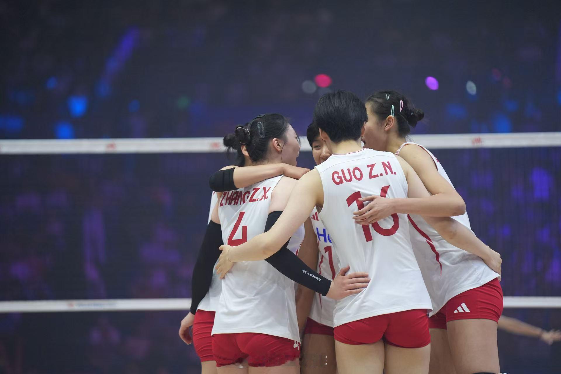 2026年世界女排联赛 中国南京站，中国女排vs塞尔维亚女排，中国女排 第二局2