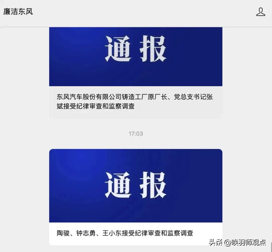 📝 东风三人同日被查：采购链上的“黑洞”，为何让普通车主坐不住了？

2026